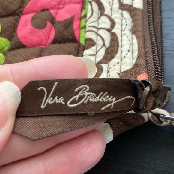 Vera Bradley Brown Floral Shoulder Bag - Picture 5 of 5